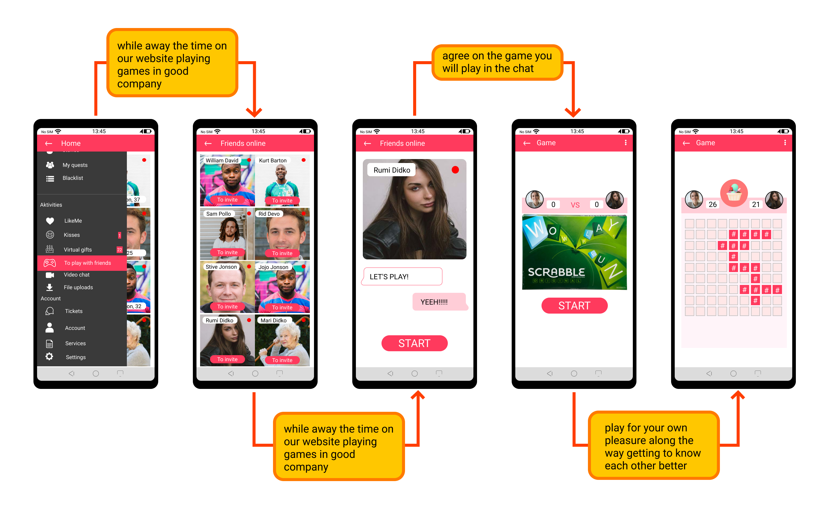 Mobile games increase engagement and retention by adding games to your dating app